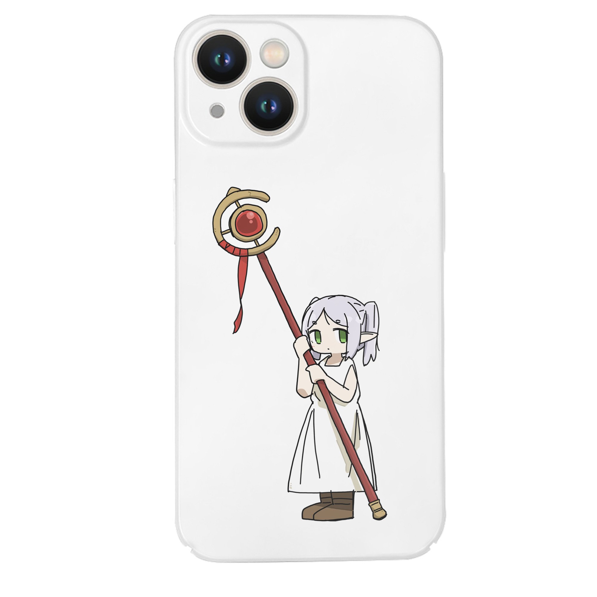 （画像用） 葬送のフリーレン Frieren 【iPhone 14シリーズ対応】ハードケース